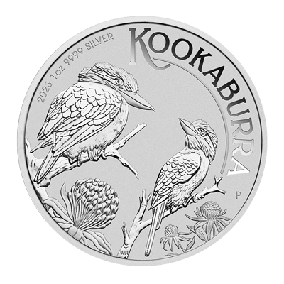 A picture of a 1 oz Australian Silver Kookaburra (2023)